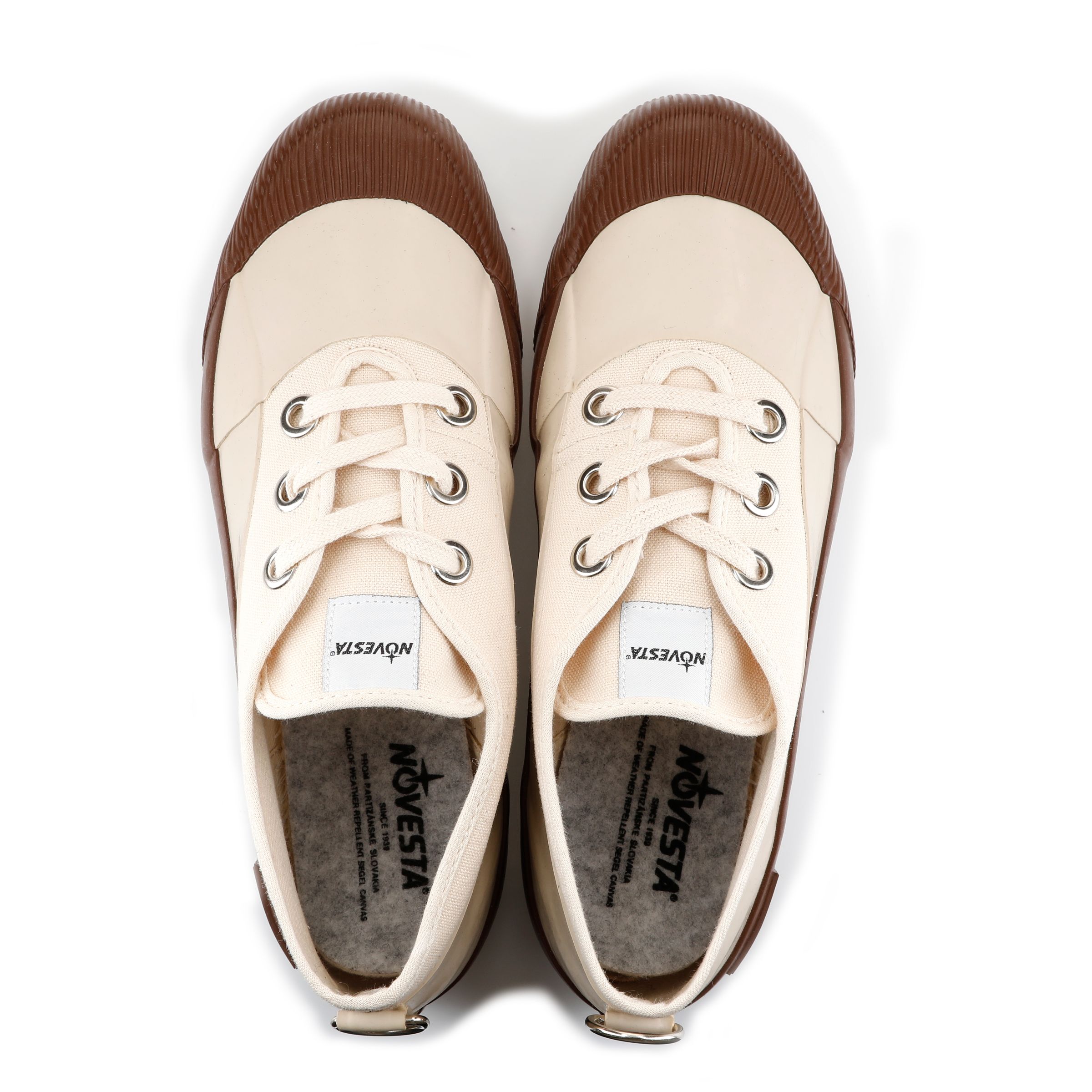 Obrázok z Rubber Sneaker Low ecru/brown